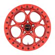 Weld Off-Road W906 17X9 Ledge Beadlock 5X127 ET-12 BS4.50 Candy Red   Red Ring 71.5 Fashion