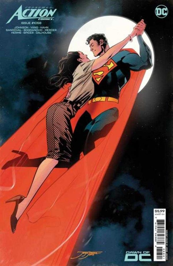 Action Comics #1058 Cover B Jorge Jimenez Card Stock Variant Fashion