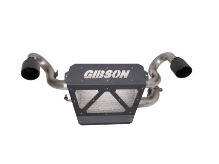 Gibson 20-23 Polaris RZP Pro XP 1000 Turbo R 2.25in Dual Exhaust - Black Ceramic Online now