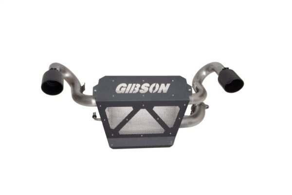 Gibson 20-23 Polaris RZP Pro XP 1000 Turbo R 2.25in Dual Exhaust - Black Ceramic Online now