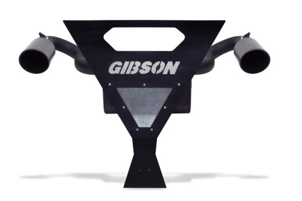 Gibson 16-17 Yamaha YXZ1000R Base 2.25in Dual Exhaust - Black Ceramic For Cheap