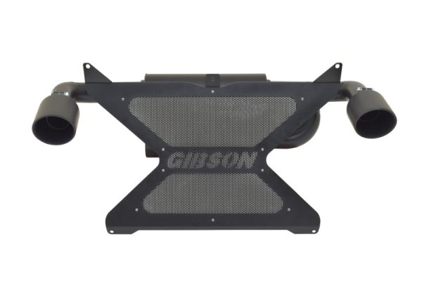 Gibson 17-20 Can-Am Maverick X3 Turbo Base 2.25in Dual Exhaust - Black Ceramic Supply