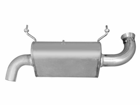 Gibson 15-17 Polaris RZR XP 1000 EPS Base 2.25in Single Exhaust - Stainless Supply